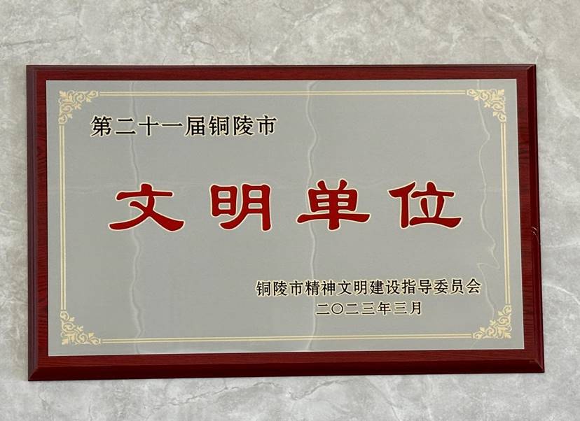 公司荣获省市级文明单位表彰