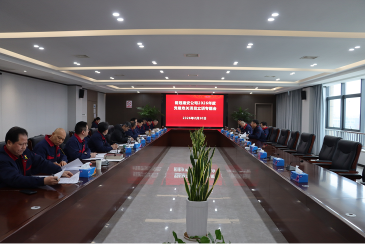 公司召开2026年度党建攻关项目立项专题会