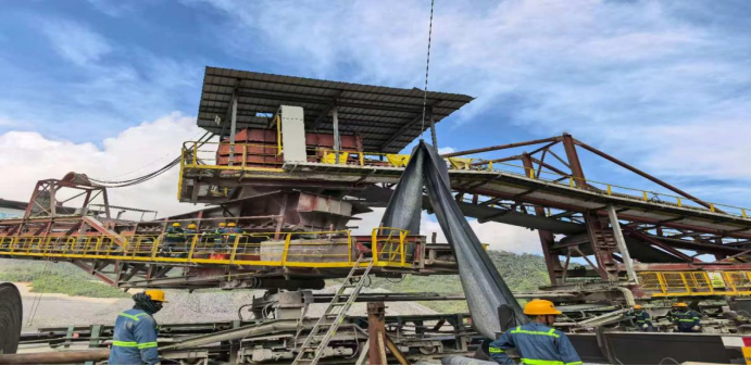 厄瓜多尔分公司组织开展废石运维系统检修